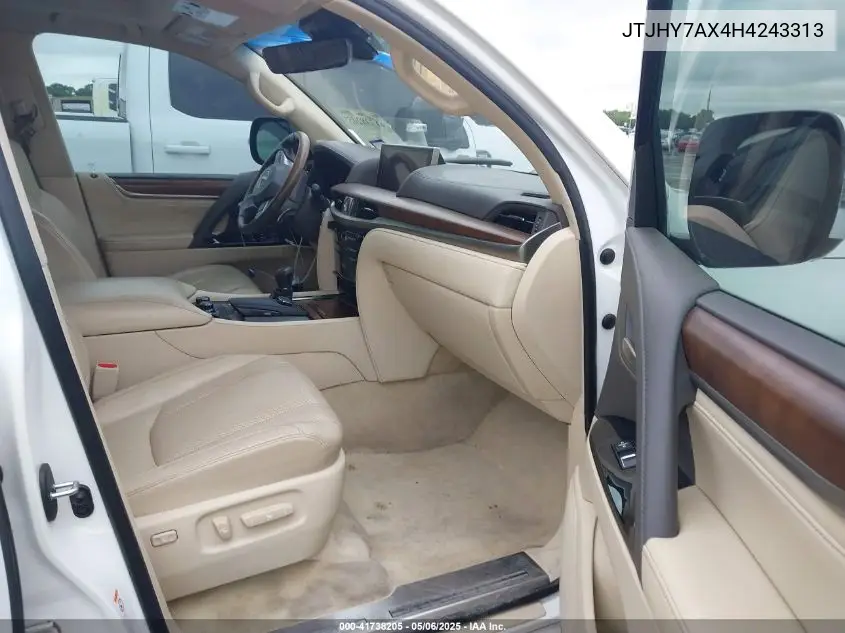 2017 Lexus Lx 570 VIN: JTJHY7AX4H4243313 Lot: 41738205