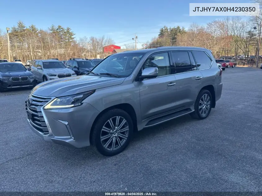 2017 Lexus Lx 570 VIN: JTJHY7AX0H4230350 Lot: 41979528