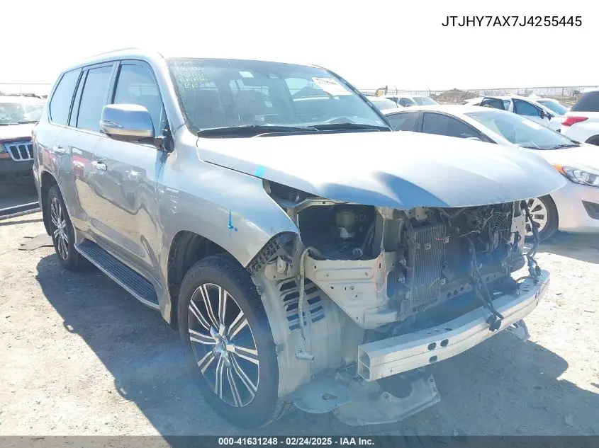 2018 Lexus Lx 570 Three-Row VIN: JTJHY7AX7J4255445 Lot: 41631248