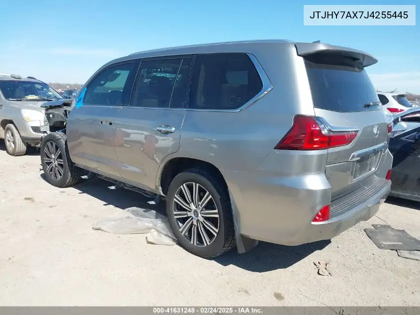2018 Lexus Lx 570 Three-Row VIN: JTJHY7AX7J4255445 Lot: 41631248