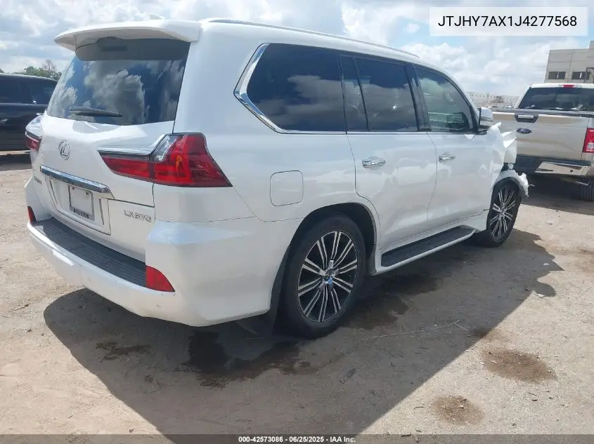 2018 Lexus Lx Three-Row VIN: JTJHY7AX1J4277568 Lot: 42573086