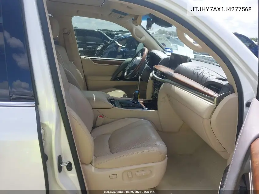 2018 Lexus Lx Three-Row VIN: JTJHY7AX1J4277568 Lot: 42573086