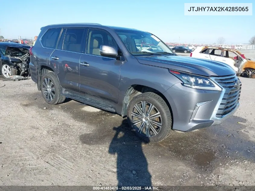 2019 Lexus Lx 570 Three-Row VIN: JTJHY7AX2K4285065 Lot: 41483475
