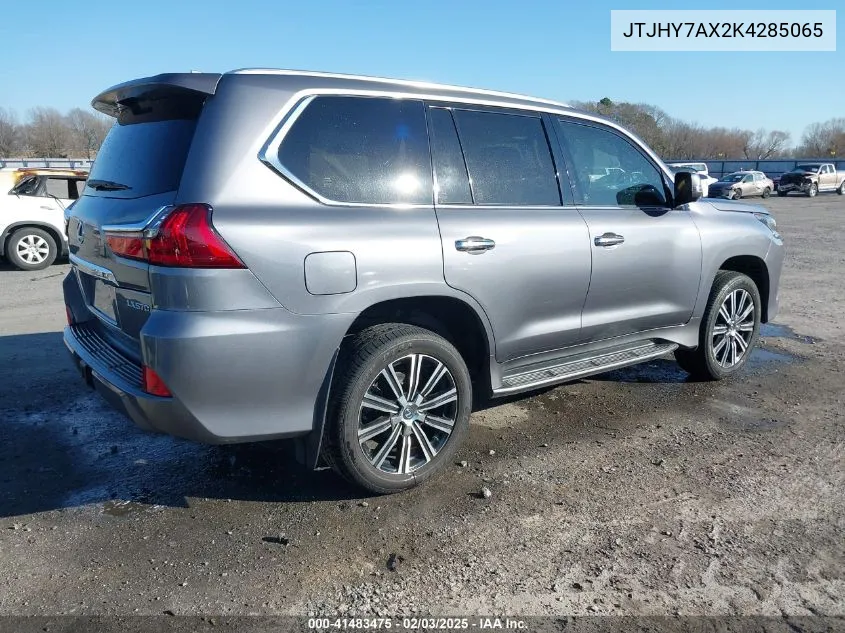 2019 Lexus Lx 570 Three-Row VIN: JTJHY7AX2K4285065 Lot: 41483475