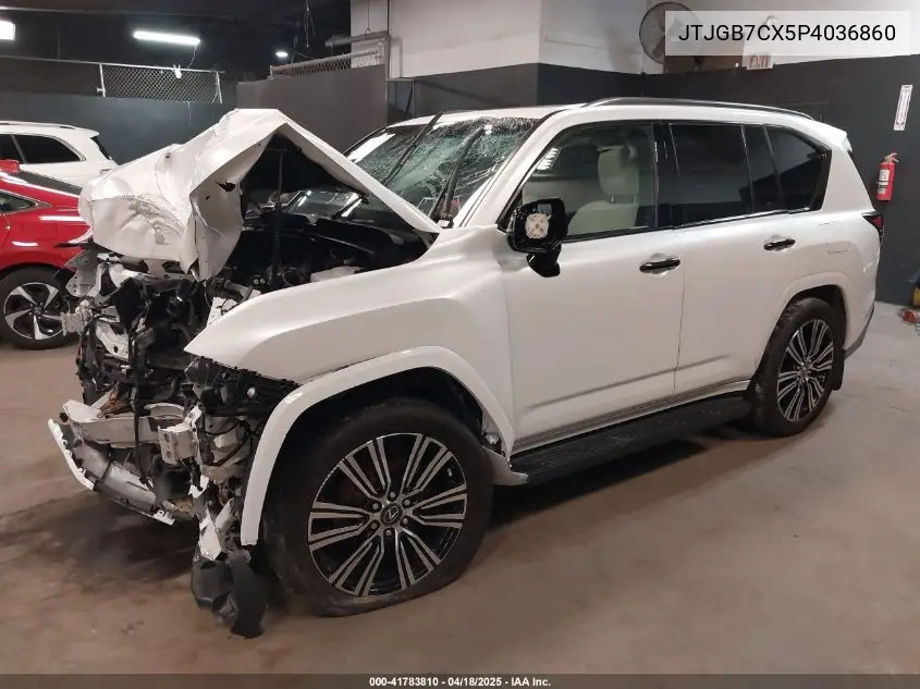 2023 Lexus Lx 600 Luxury VIN: JTJGB7CX5P4036860 Lot: 41783810