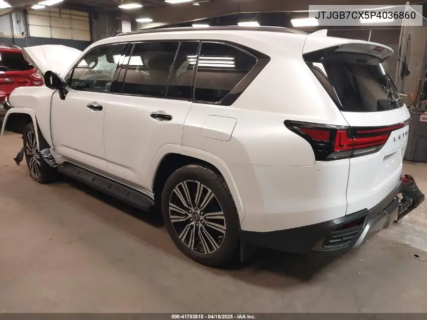 2023 Lexus Lx 600 Luxury VIN: JTJGB7CX5P4036860 Lot: 41783810