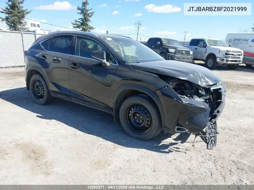 2015 Lexus Nx 200T 200T VIN: JTJBARBZ8F2021999 Lot: 12203271