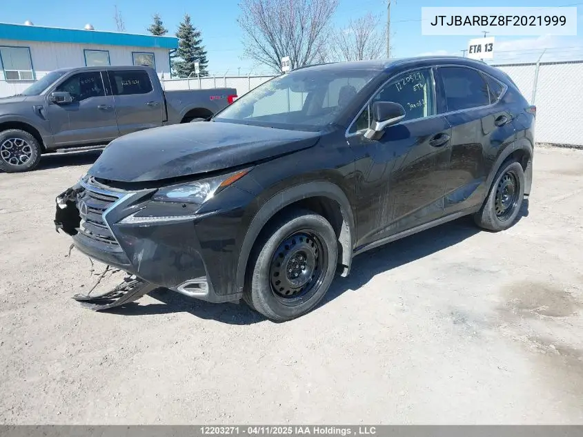 2015 Lexus Nx 200T 200T VIN: JTJBARBZ8F2021999 Lot: 12203271