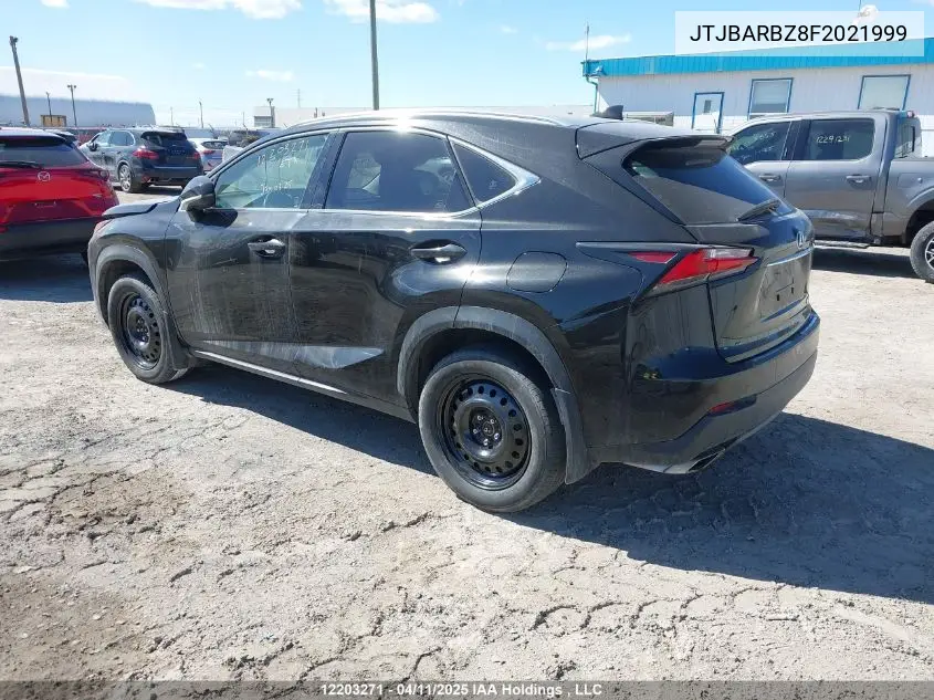 2015 Lexus Nx 200T 200T VIN: JTJBARBZ8F2021999 Lot: 12203271