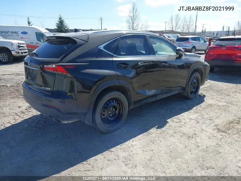2015 Lexus Nx 200T 200T VIN: JTJBARBZ8F2021999 Lot: 12203271