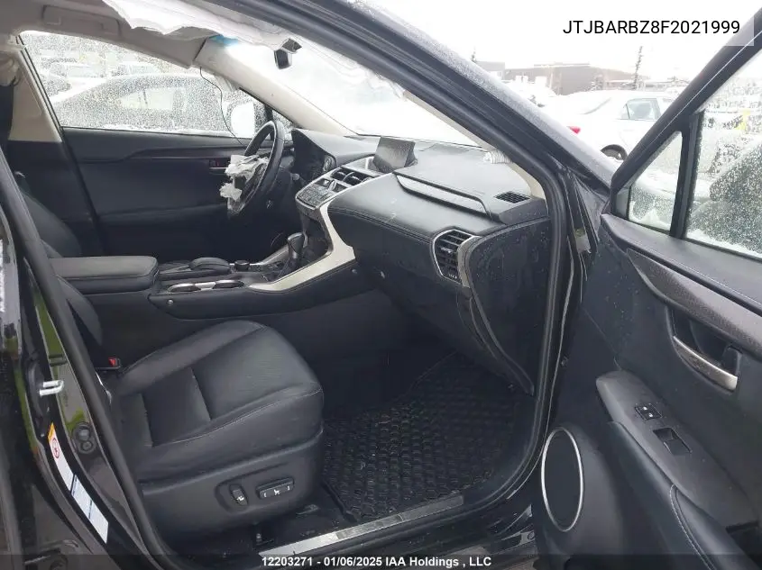 2015 Lexus Nx 200T 200T VIN: JTJBARBZ8F2021999 Lot: 12203271