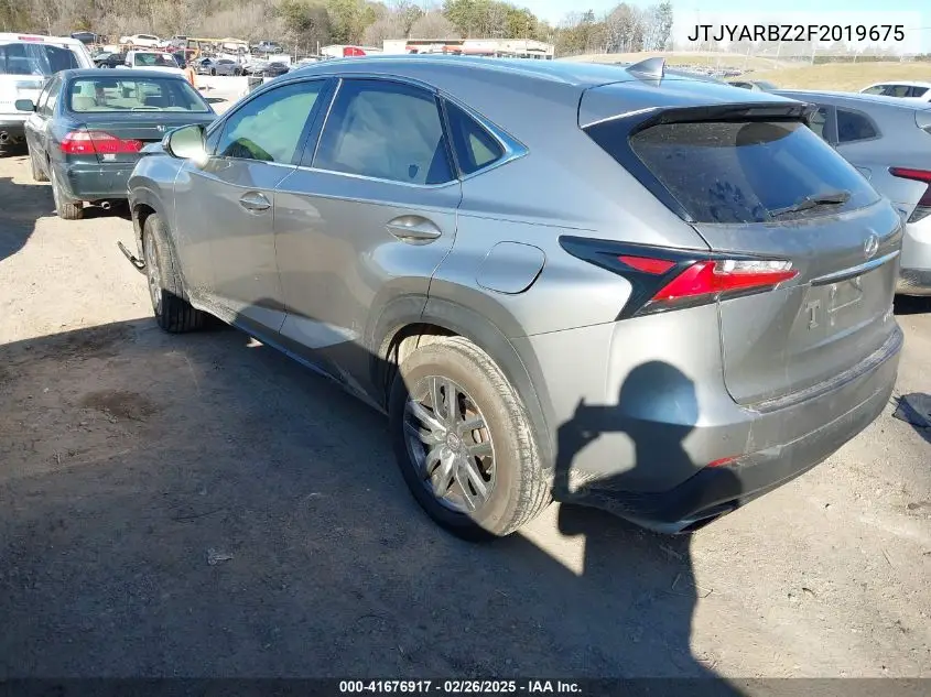 2015 Lexus Nx 200T VIN: JTJYARBZ2F2019675 Lot: 41676917