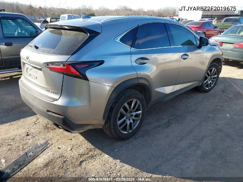 2015 Lexus Nx 200T VIN: JTJYARBZ2F2019675 Lot: 41676917