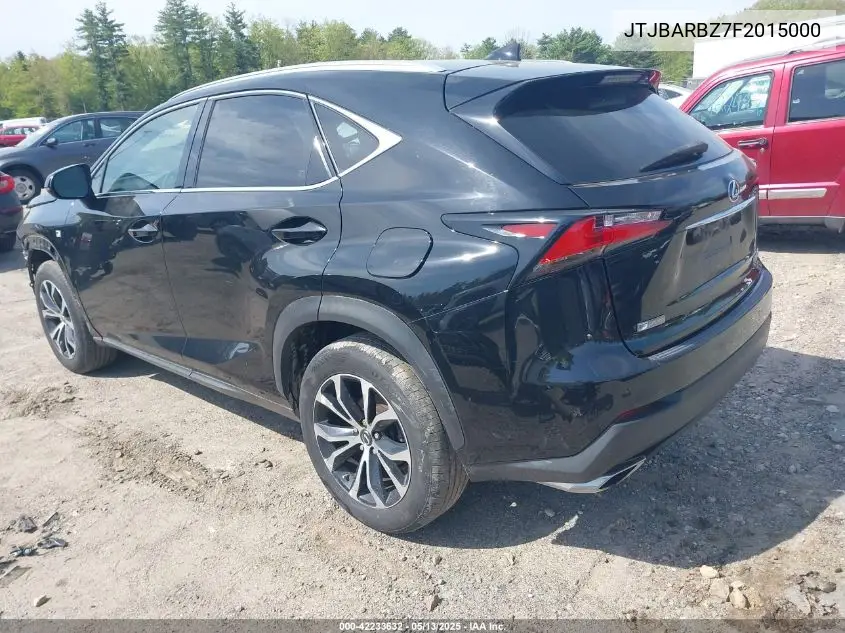 2015 Lexus Nx 200T F Sport VIN: JTJBARBZ7F2015000 Lot: 42233632