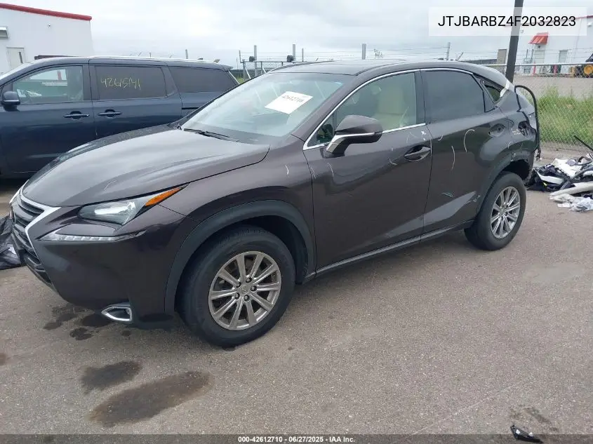 2015 Lexus Nx 200T VIN: JTJBARBZ4F2032823 Lot: 42612710
