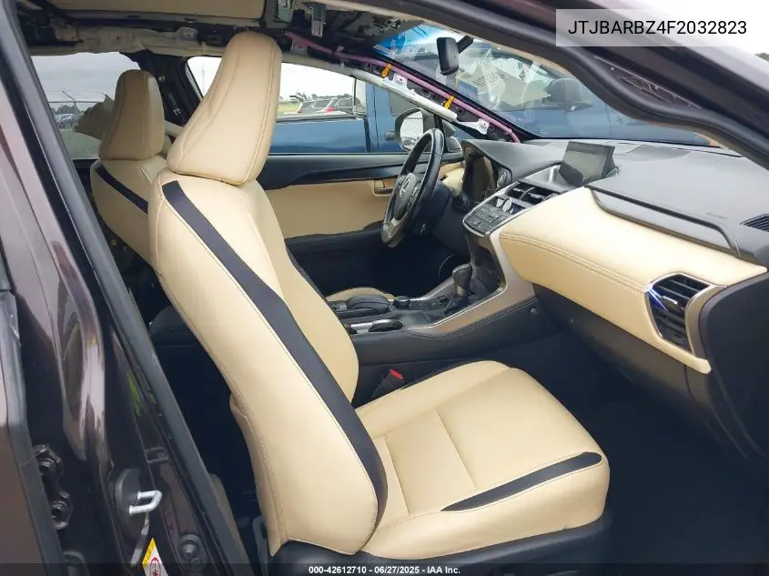 2015 Lexus Nx 200T VIN: JTJBARBZ4F2032823 Lot: 42612710