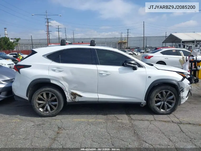 2018 Lexus Nx 300 F Sport VIN: JTJYARBZ9J2085200 Lot: 42234205