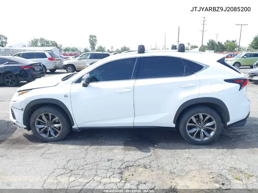 2018 Lexus Nx 300 F Sport VIN: JTJYARBZ9J2085200 Lot: 42234205