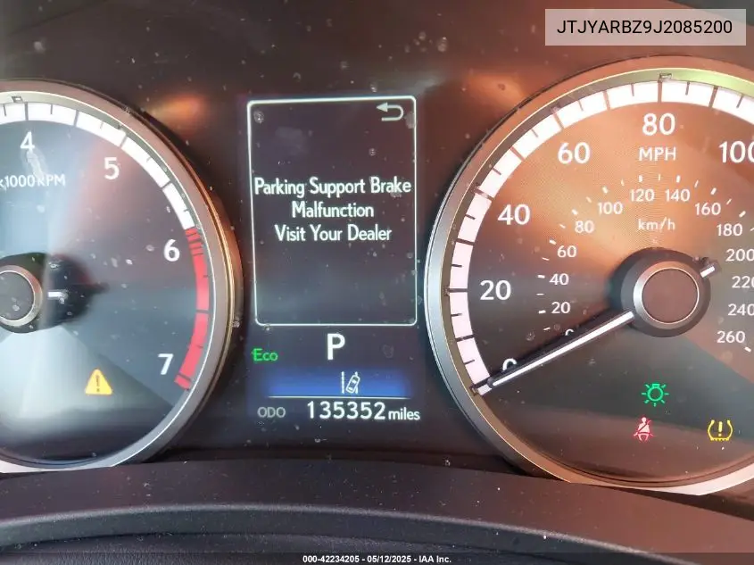 2018 Lexus Nx 300 F Sport VIN: JTJYARBZ9J2085200 Lot: 42234205