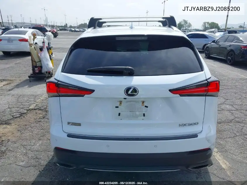 2018 Lexus Nx 300 F Sport VIN: JTJYARBZ9J2085200 Lot: 42234205