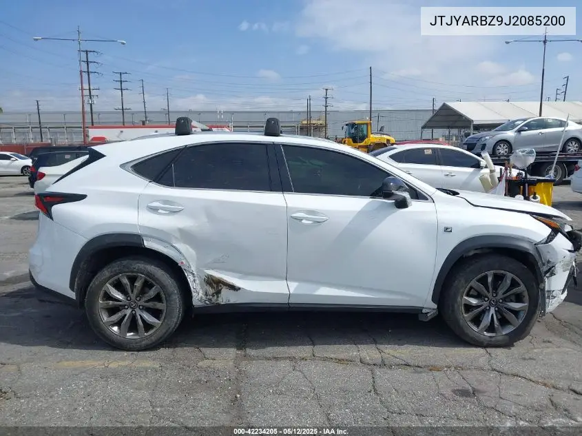 2018 Lexus Nx 300 F Sport VIN: JTJYARBZ9J2085200 Lot: 42234205