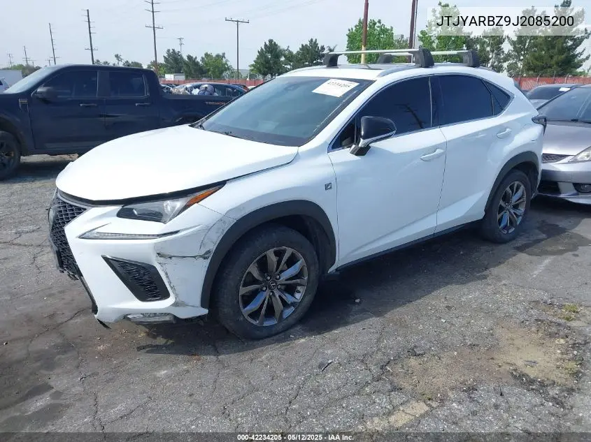 2018 Lexus Nx 300 F Sport VIN: JTJYARBZ9J2085200 Lot: 42234205