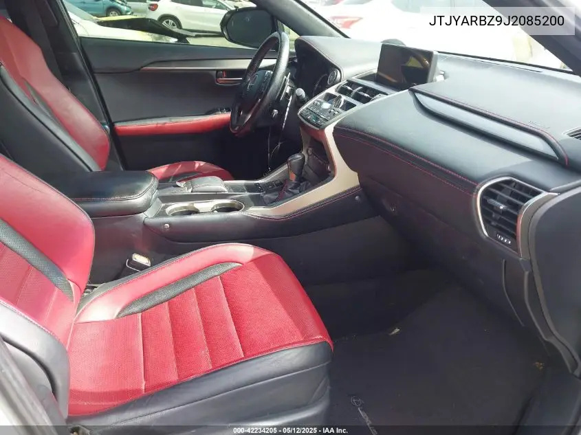 2018 Lexus Nx 300 F Sport VIN: JTJYARBZ9J2085200 Lot: 42234205