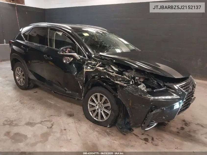 2018 Lexus Nx 300 VIN: JTJBARBZ5J2152137 Lot: 42534779