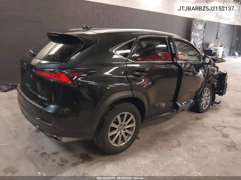 2018 Lexus Nx 300 VIN: JTJBARBZ5J2152137 Lot: 42534779