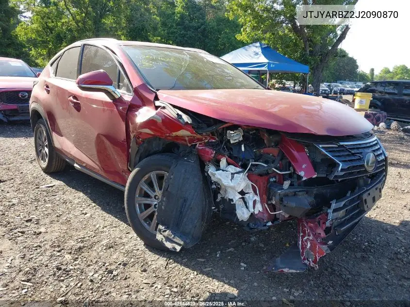 2018 Lexus Nx 300/Base/F Sport VIN: JTJYARBZ2J2090870 Lot: 42544623
