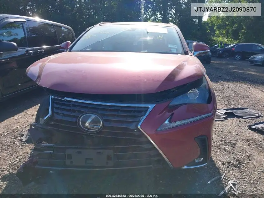 2018 Lexus Nx 300/Base/F Sport VIN: JTJYARBZ2J2090870 Lot: 42544623