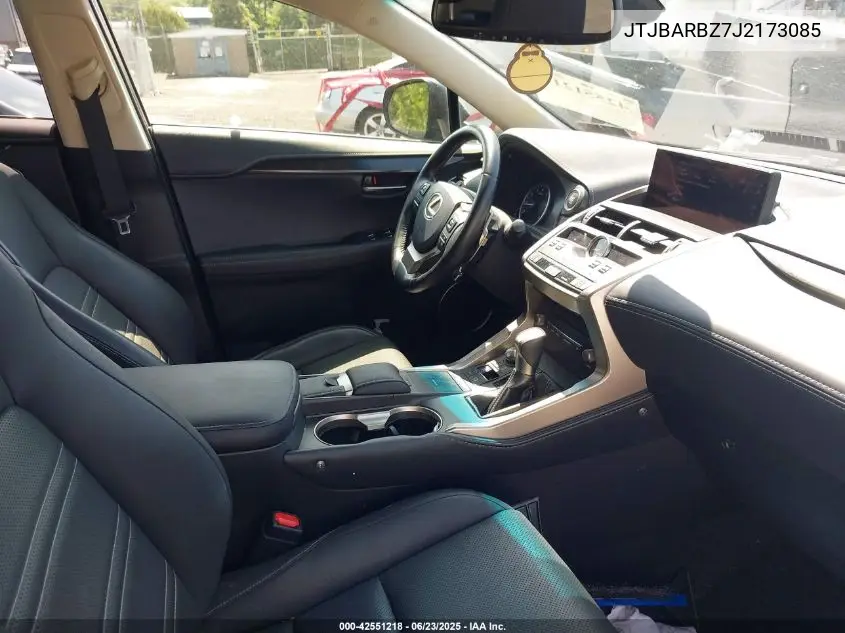 2018 Lexus Nx 300/Base/F Sport VIN: JTJBARBZ7J2173085 Lot: 42551218