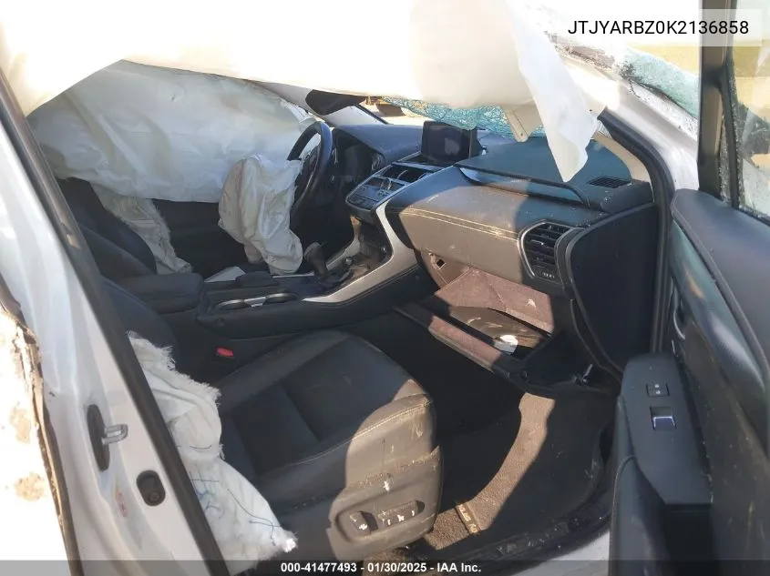2019 Lexus Nx 300 VIN: JTJYARBZ0K2136858 Lot: 41477493