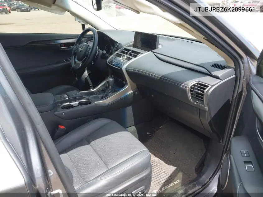 2019 Lexus Nx 300H VIN: JTJBJRBZ6K2099661 Lot: 42530339