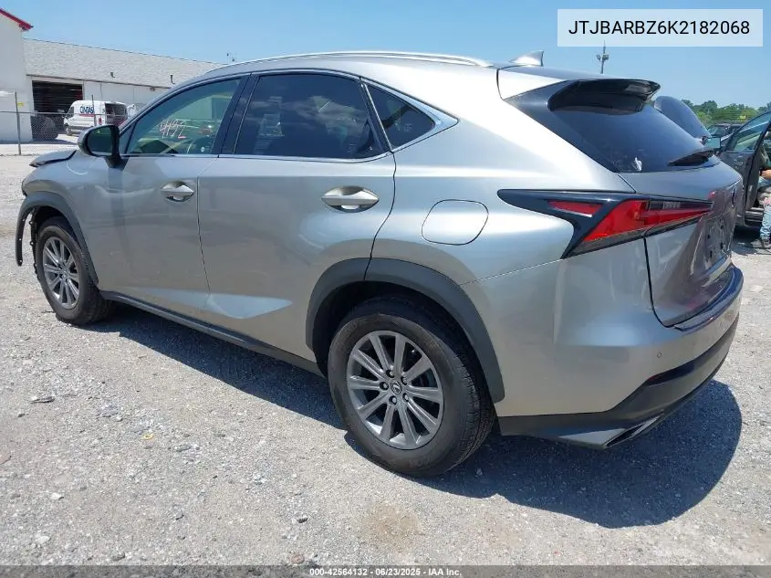 2019 Lexus Nx 300 VIN: JTJBARBZ6K2182068 Lot: 42564132