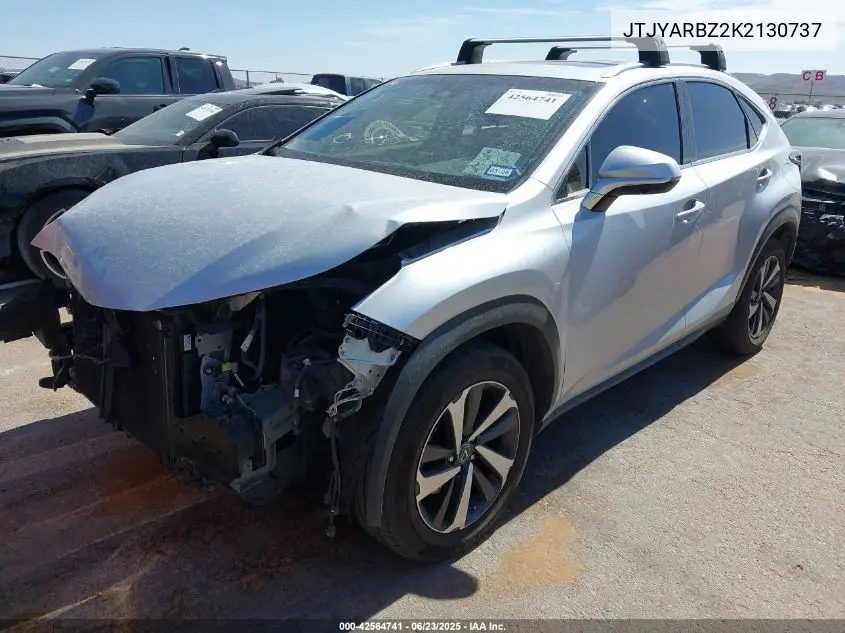 2019 Lexus Nx 300 VIN: JTJYARBZ2K2130737 Lot: 42564741