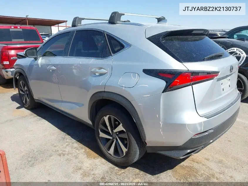 2019 Lexus Nx 300 VIN: JTJYARBZ2K2130737 Lot: 42564741