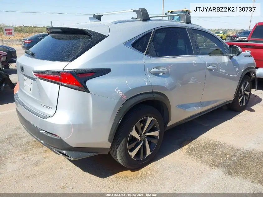 2019 Lexus Nx 300 VIN: JTJYARBZ2K2130737 Lot: 42564741