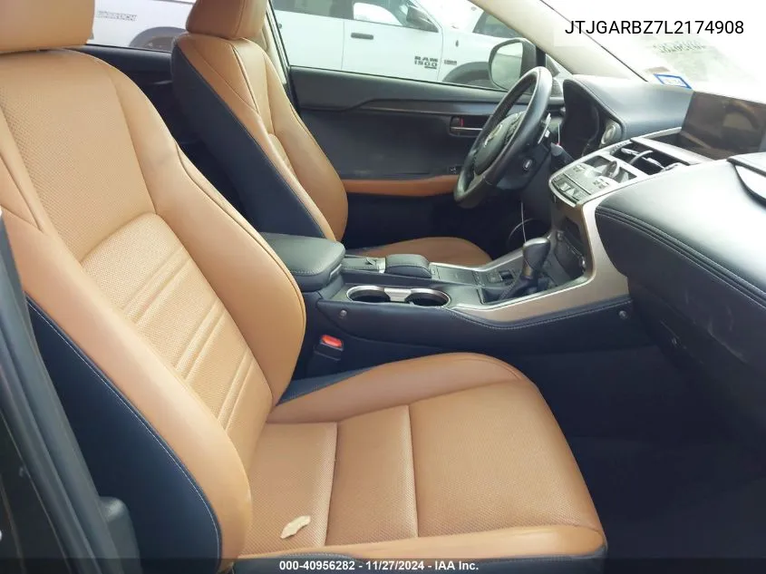 2020 Lexus Nx 300 VIN: JTJGARBZ7L2174908 Lot: 40956282