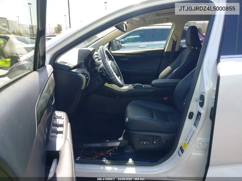 2020 Lexus Nx 300H VIN: JTJGJRDZ4L5000855 Lot: 41989517