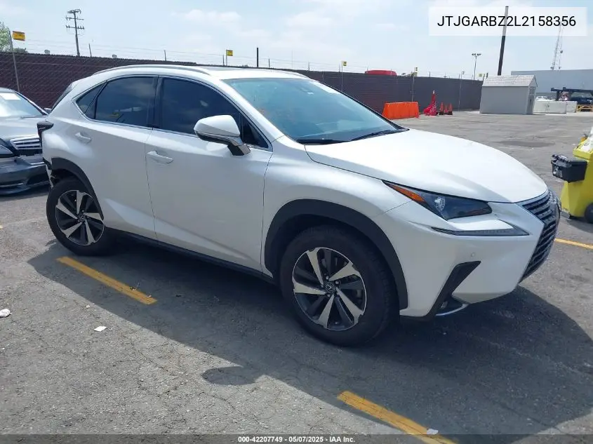 jtjgarbz2l2158356 JTJGARBZ2L2158356 2020 Lexus Nx 300