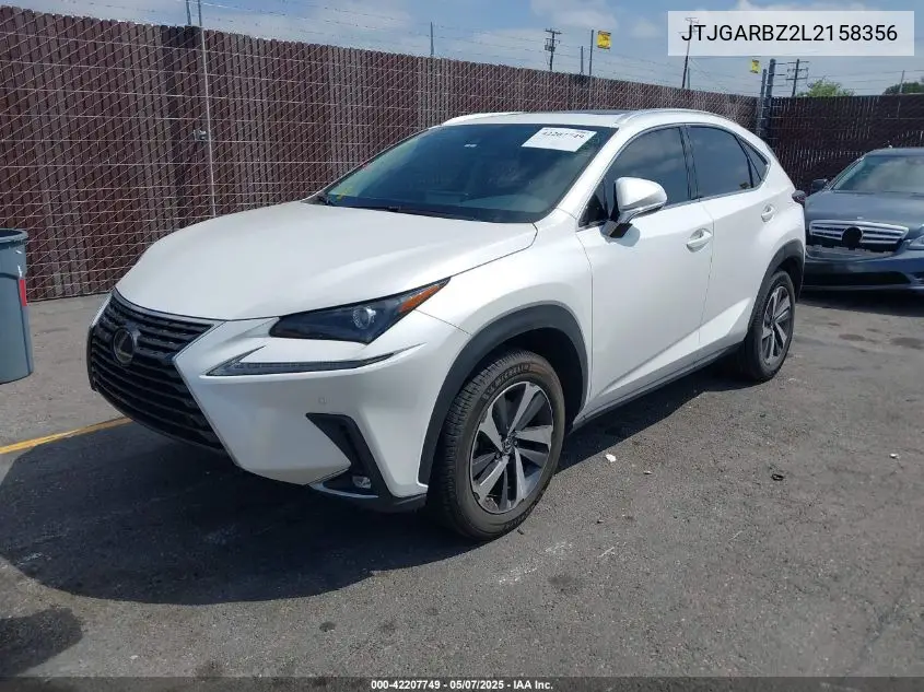 jtjgarbz2l2158356 JTJGARBZ2L2158356 2020 Lexus Nx 300