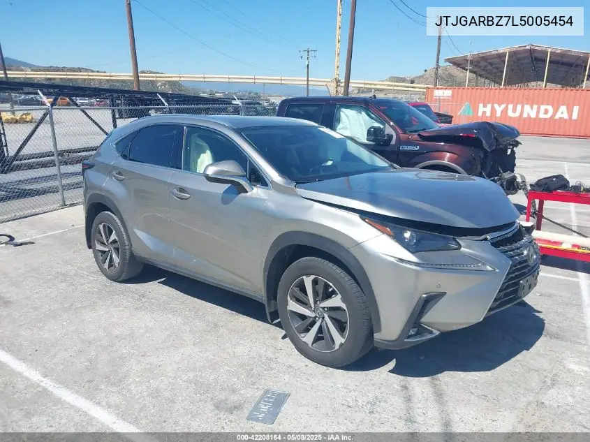 2020 Lexus Nx 300 VIN: JTJGARBZ7L5005454 Lot: 42208164