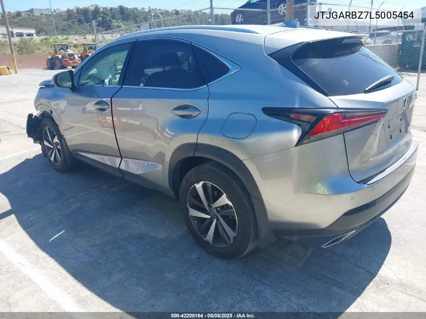2020 Lexus Nx 300 VIN: JTJGARBZ7L5005454 Lot: 42208164