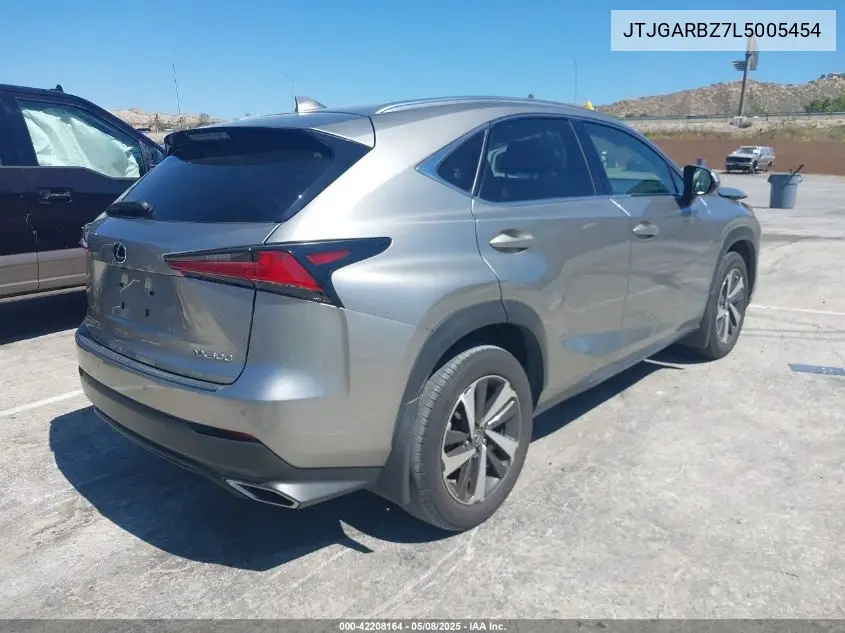 2020 Lexus Nx 300 VIN: JTJGARBZ7L5005454 Lot: 42208164