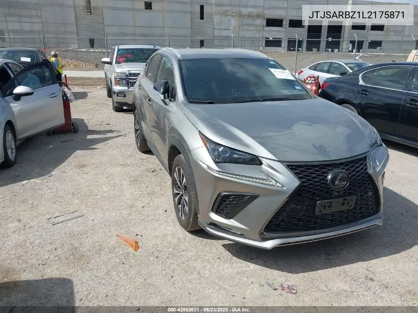 2020 Lexus Nx 300 F Sport VIN: JTJSARBZ1L2175871 Lot: 42552631