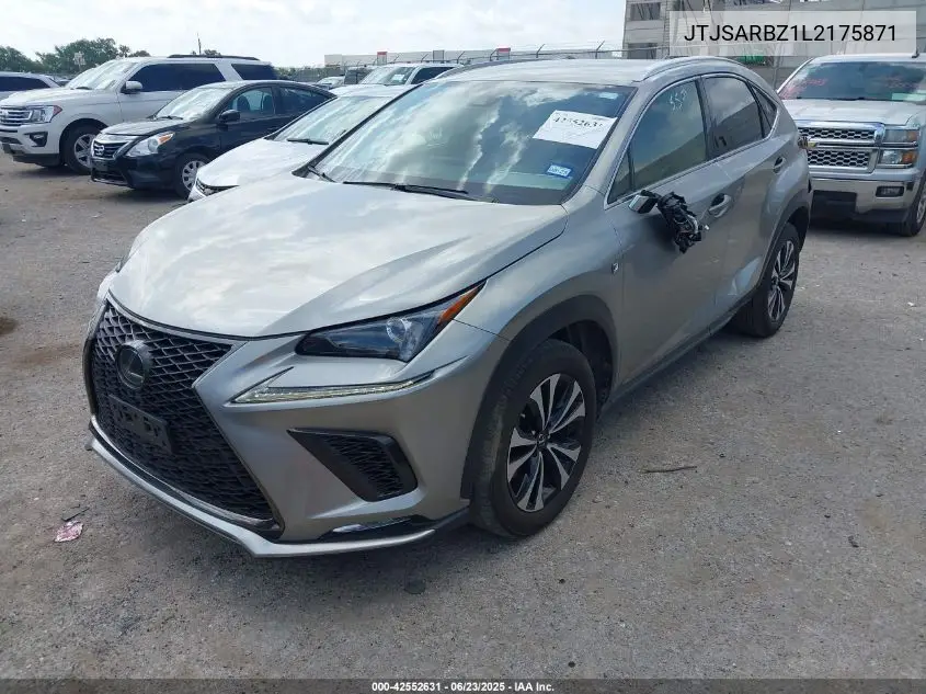 2020 Lexus Nx 300 F Sport VIN: JTJSARBZ1L2175871 Lot: 42552631