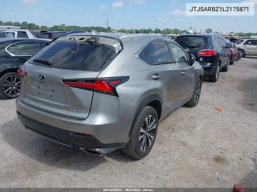 2020 Lexus Nx 300 F Sport VIN: JTJSARBZ1L2175871 Lot: 42552631
