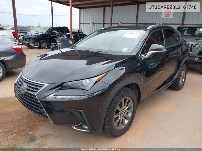 2020 Lexus Nx 300 VIN: JTJDARBZ8L2161748 Lot: 42587633