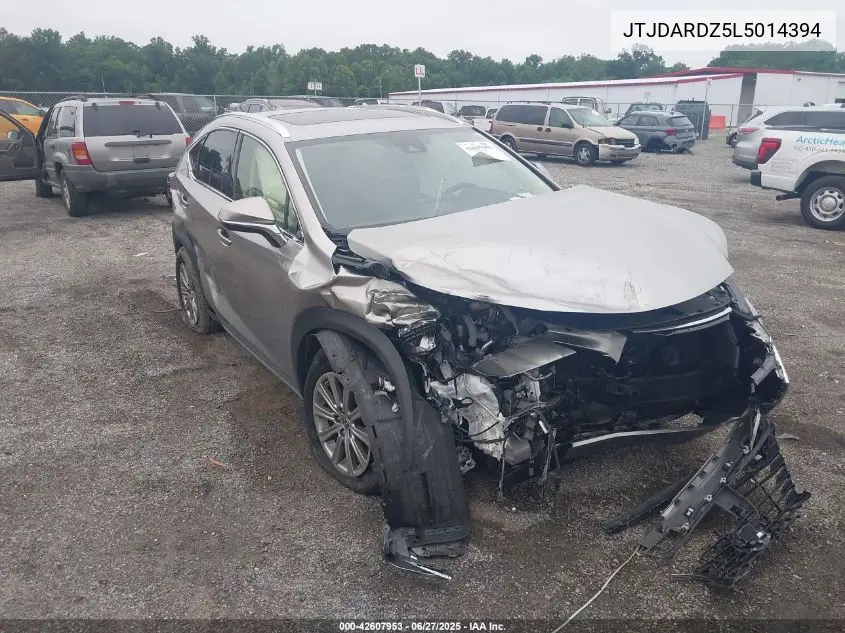 2020 Lexus Nx VIN: JTJDARDZ5L5014394 Lot: 42607953